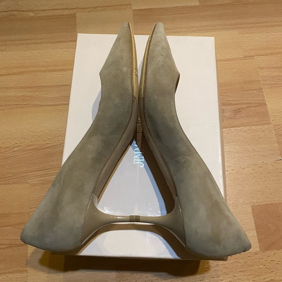 Jimmy Choo pump suede beige heels size 38 - Picture 4 of 8